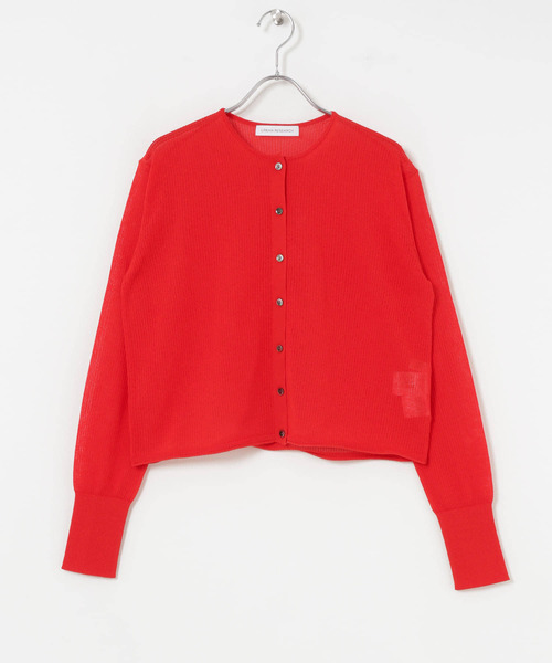 URBAN RESEARCH(アーバンリサーチ)の「針抜きショートカーディガン(カーディガン/ボレロ・レディース・ブラック/ベージュ/レッド・FREE)」の3枚目の写真