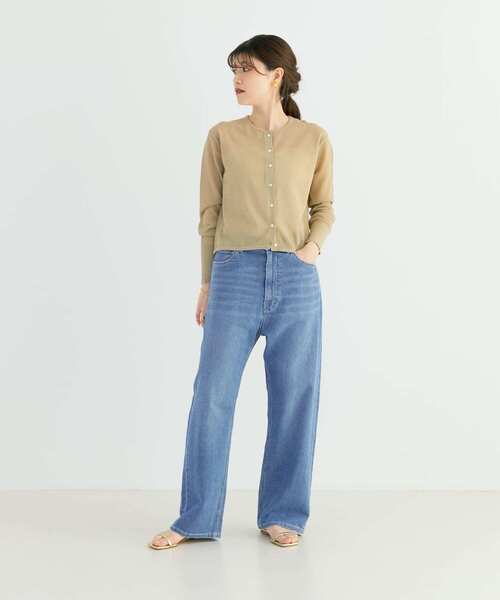 URBAN RESEARCH(アーバンリサーチ)の「針抜きショートカーディガン(カーディガン/ボレロ・レディース・ブラック/ベージュ/レッド・FREE)」の8枚目の写真