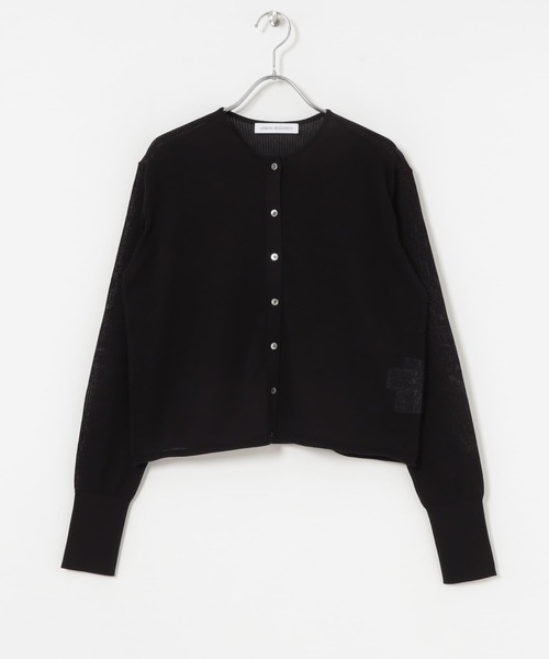 URBAN RESEARCH(アーバンリサーチ)の「針抜きショートカーディガン(カーディガン/ボレロ・レディース・ブラック/ベージュ/レッド・FREE)」の9枚目の写真