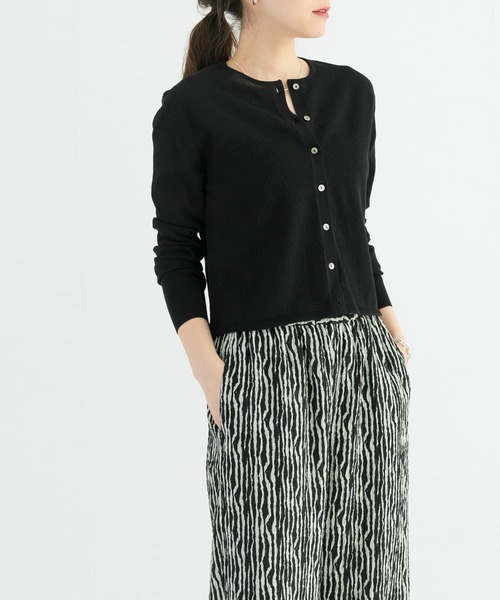 URBAN RESEARCH(アーバンリサーチ)の「針抜きショートカーディガン(カーディガン/ボレロ・レディース・ブラック/ベージュ/レッド・FREE)」の15枚目の写真