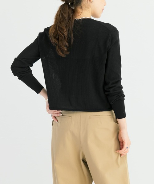 URBAN RESEARCH(アーバンリサーチ)の「針抜きショートカーディガン(カーディガン/ボレロ・レディース・ブラック/ベージュ/レッド・FREE)」の19枚目の写真