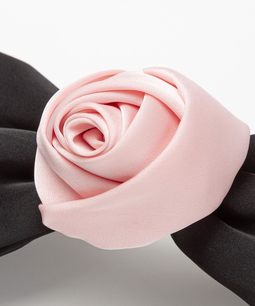 DearMyLoveRose（ディアマイラブローズ）の「選べるローズリボンクリップ（その他ヘアアクセサリー・レディース・ブラック/ベビーピンク・FREE）」の12枚目の写真