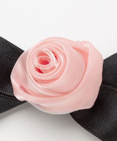 DearMyLoveRose（ディアマイラブローズ）の「選べるローズリボンクリップ（その他ヘアアクセサリー・レディース・ブラック/ベビーピンク・FREE）」の16枚目の写真