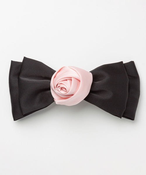 DearMyLoveRose（ディアマイラブローズ）の「選べるローズリボンクリップ（その他ヘアアクセサリー・レディース・ブラック/ベビーピンク・FREE）」の10枚目の写真