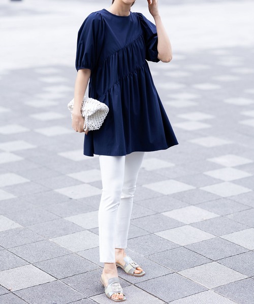 RANAN（ラナン）の「ビジューデザインミュールサンダル（サンダル・レディース・ベージュ系その他/ブラック/ピンク系その他・S/M/L/LL）」の6枚目の写真