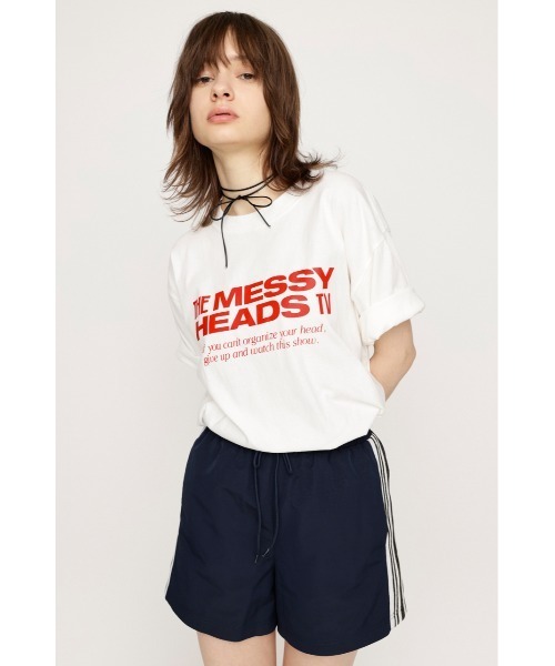 SLY（スライ）の「【ZOZO限定】VARIOUS LOGO T/SH ヴァリアス ロゴ Tシャツ（Tシャツ/カットソー・レディース・ブラック/ホワイト/杢グレー・FREE）」の9枚目の写真