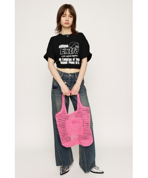 SLY（スライ）の「【ZOZO限定】VARIOUS LOGO T/SH ヴァリアス ロゴ Tシャツ（Tシャツ/カットソー・レディース・ブラック/ホワイト/杢グレー・FREE）」の21枚目の写真