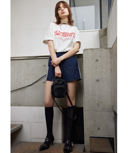 SLY（スライ）の「【ZOZO限定】VARIOUS LOGO T/SH ヴァリアス ロゴ Tシャツ（Tシャツ/カットソー・レディース・ブラック/ホワイト/杢グレー・FREE）」の18枚目の写真