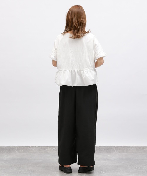 LAKOLE（ラコレ）の「【接触冷感】サイドラインイージーパンツ / 116596（その他パンツ・レディース・グレー/ブラック/アイボリー・SMALL/MEDIUM）」の19枚目の写真