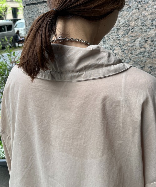 DouDou(ドゥドゥ)の「【WEB限定】綿ローンショートブルゾン(その他アウター・レディース・ベージュ/オフホワイト/ブラック・FREE)」の11枚目の写真