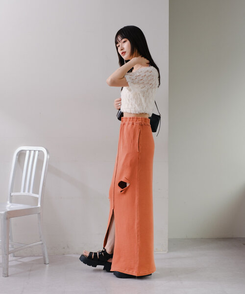 Kastane スカート Kastane】satin cocoon skirt | OUTLET(アウトレット)レディース