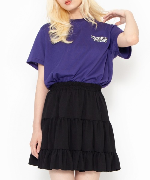 PUNYUS（プニュズ）の「TOKYO BOY Ｔシャツ（Tシャツ/カットソー・レディース・パープル/スミクロ/オレンジ・1/4/3/2）」の4枚目の写真