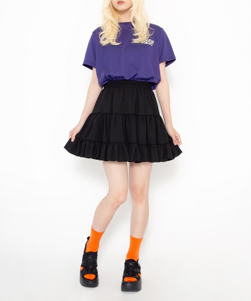 PUNYUS（プニュズ）の「TOKYO BOY Ｔシャツ（Tシャツ/カットソー・レディース・パープル/スミクロ/オレンジ・1/4/3/2）」の7枚目の写真