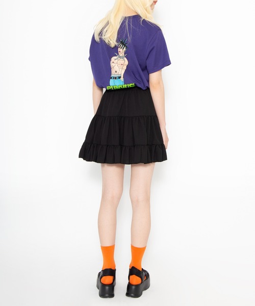 PUNYUS（プニュズ）の「TOKYO BOY Ｔシャツ（Tシャツ/カットソー・レディース・パープル/スミクロ/オレンジ・1/4/3/2）」の8枚目の写真