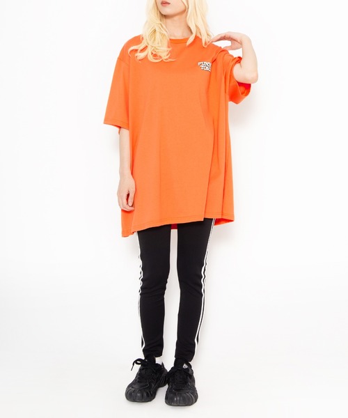 PUNYUS（プニュズ）の「TOKYO BOY Ｔシャツ（Tシャツ/カットソー・レディース・パープル/スミクロ/オレンジ・1/4/3/2）」の9枚目の写真