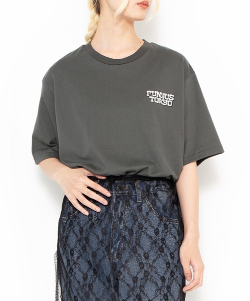 PUNYUS（プニュズ）の「TOKYO BOY Ｔシャツ（Tシャツ/カットソー・レディース・パープル/スミクロ/オレンジ・1/4/3/2）」の15枚目の写真