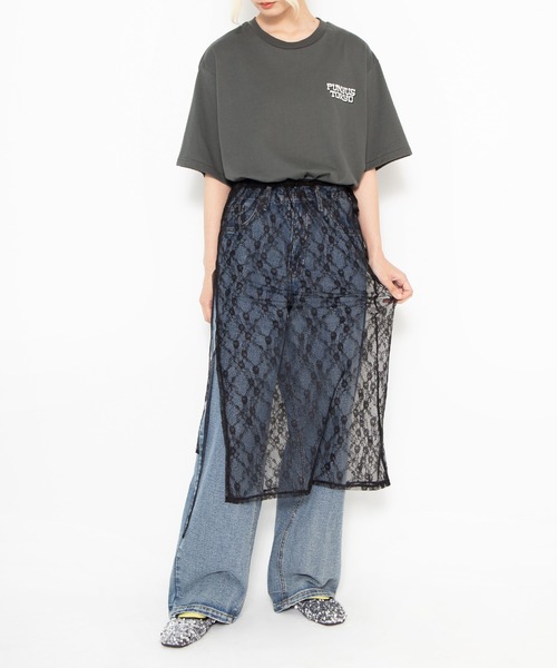 PUNYUS（プニュズ）の「TOKYO BOY Ｔシャツ（Tシャツ/カットソー・レディース・パープル/スミクロ/オレンジ・1/4/3/2）」の18枚目の写真