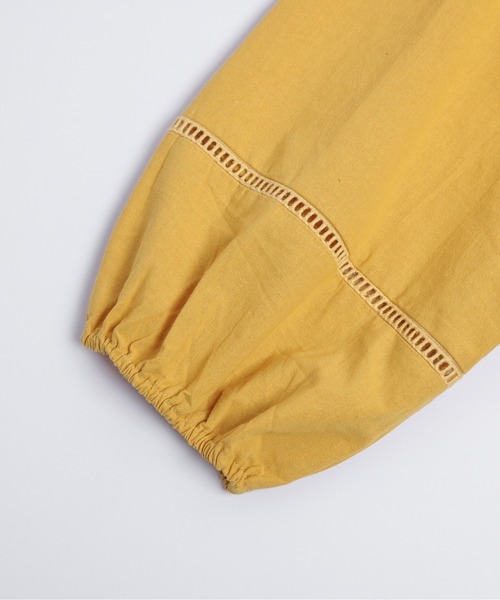 La-gemme(ラジェム)の「刺繍チュニックブラウス(シャツ/ブラウス・レディース・ホワイト/イエロー/ブラック・フリー)」の5枚目の写真