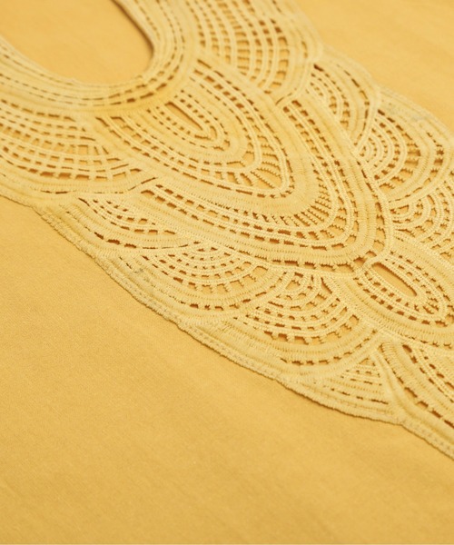 La-gemme(ラジェム)の「刺繍チュニックブラウス(シャツ/ブラウス・レディース・ホワイト/イエロー/ブラック・フリー)」の8枚目の写真