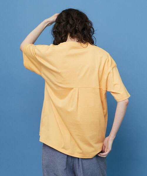 FRAPBOIS(フラボア)の「エンブレムT(Tシャツ/カットソー・レディース・ラベンダー/オレンジ・2/1)」の8枚目の写真