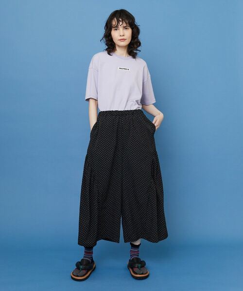 FRAPBOIS(フラボア)の「エンブレムT(Tシャツ/カットソー・レディース・ラベンダー/オレンジ・2/1)」の11枚目の写真