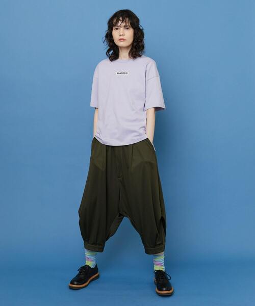 FRAPBOIS(フラボア)の「エンブレムT(Tシャツ/カットソー・レディース・ラベンダー/オレンジ・2/1)」の13枚目の写真