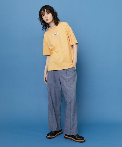 FRAPBOIS(フラボア)の「エンブレムT(Tシャツ/カットソー・レディース・ラベンダー/オレンジ・2/1)」の15枚目の写真