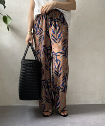 DouDou | 【WEB限定】ボタニカルプリントイージーパンツ(その他パンツ)