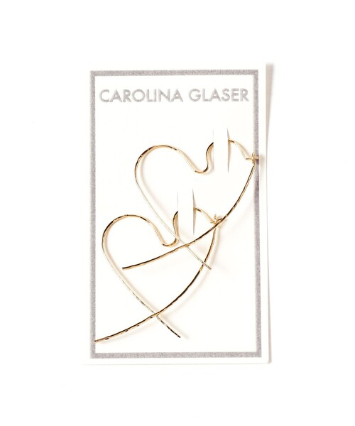 CAROLINA GLASER（カロリナ グレイサー）の「ハート ピアス（ピアス（両耳用）・レディース・イエロー系その他6・ONE SIZE）」の3枚目の写真