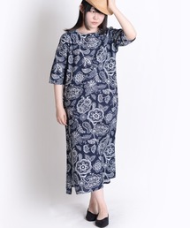 MARAI（マーライ）の「総柄 Aラインワンピース マキシワンピース（ワンピース）」