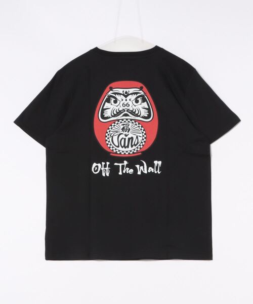 VANS(バンズ)の「VANS ヴァンズ DARUMA TEE ABC ショートスリーブ VN000NUUBLK ABC-MART限定 BLACK(Tシャツ/カットソー・メンズ・ブラック・MEDIUM/LARGE/X-LARGE/XX-LARGE)」の1枚目の写真