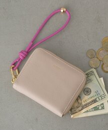 Beau're | ハンドストラップ付き バイカラーラウンド ミニウォレット(財布)