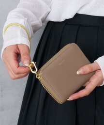 Beau're | ハンドストラップ付き バイカラーラウンド ミニウォレット(財布)