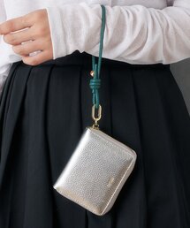 Beau're | ハンドストラップ付き バイカラーラウンド ミニウォレット(財布)