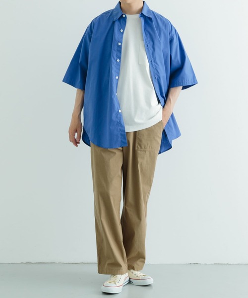 ITEMS URBANRESEARCH(アイテムズ アーバンリサーチ)の「コットンナイロン RIP STOP ベイカーパンツ(チノパンツ・メンズ・ブラック/カーキ・MEDIUM/LARGE)」の15枚目の写真