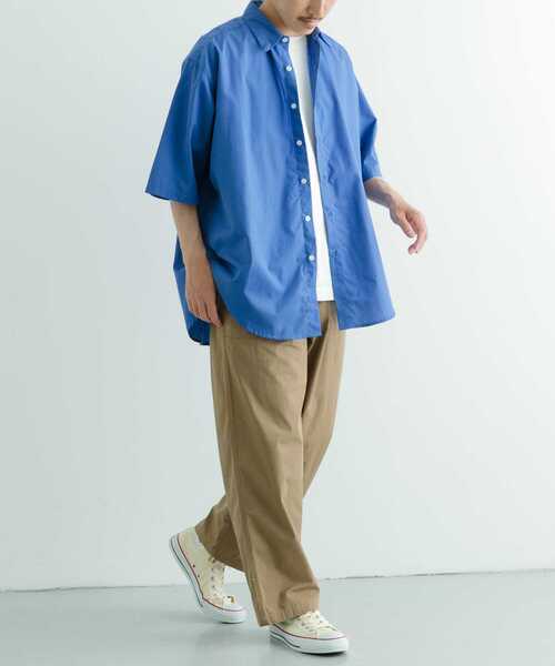ITEMS URBANRESEARCH(アイテムズ アーバンリサーチ)の「コットンナイロン RIP STOP ベイカーパンツ(チノパンツ・メンズ・ブラック/カーキ・MEDIUM/LARGE)」の16枚目の写真