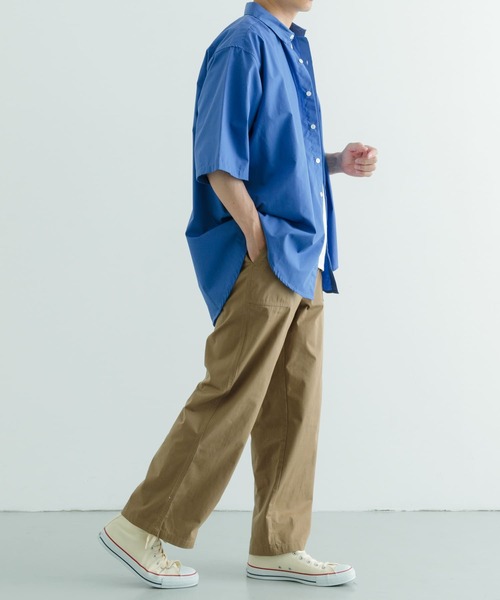 ITEMS URBANRESEARCH(アイテムズ アーバンリサーチ)の「コットンナイロン RIP STOP ベイカーパンツ(チノパンツ・メンズ・ブラック/カーキ・MEDIUM/LARGE)」の17枚目の写真