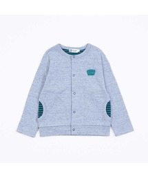 KP BOY | 接結天竺裏ボーダーカーディガン(80～130)(カーディガン/ボレロ)