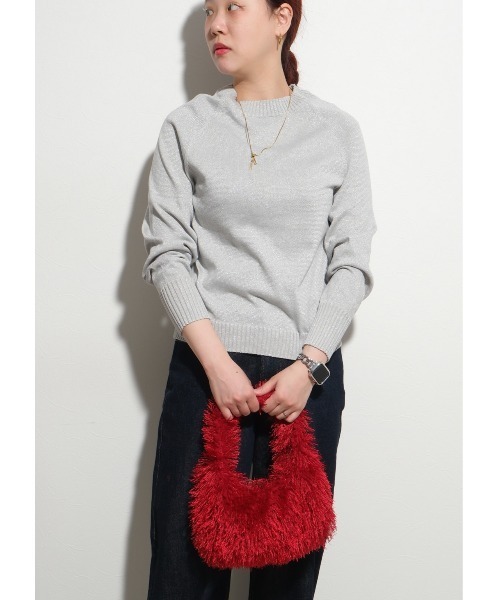 ラメ入りリブニット Palm Riche│Eimee Law & LHELBIE 公式オンライン