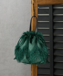 Actually | フリンジ巾着バッグ(トートバッグ)