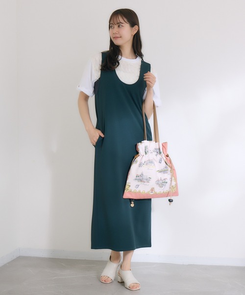 KATHARINE ROSS(キャサリンロス)の「【KATHARINE ROSS】まっすぐワンピース(ワンピース・レディース・ダークグリーン/ネイビー・MEDIUM)」の3枚目の写真