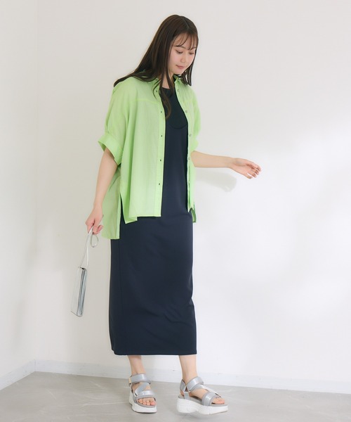 KATHARINE ROSS(キャサリンロス)の「【KATHARINE ROSS】まっすぐワンピース(ワンピース・レディース・ダークグリーン/ネイビー・MEDIUM)」の12枚目の写真