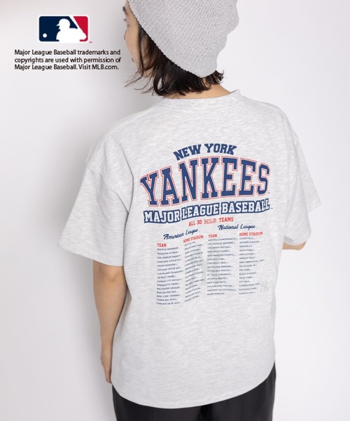 LEPSIM（レプシィム）の「MLB バックプリントTシャツ　127580（Tシャツ/カットソー・レディース・ライトグレー/オフホワイト/ホワイト・FREE）」の3枚目の写真