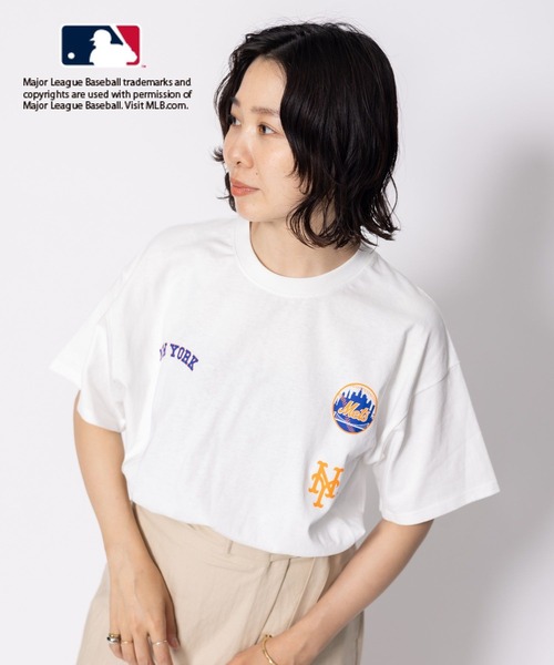 LEPSIM（レプシィム）の「MLB バックプリントTシャツ　127580（Tシャツ/カットソー・レディース・ライトグレー/オフホワイト/ホワイト・FREE）」の4枚目の写真