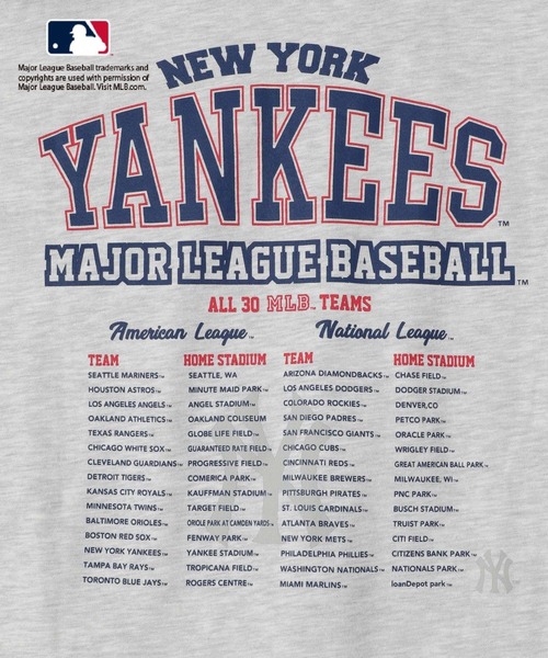LEPSIM（レプシィム）の「MLB バックプリントTシャツ　127580（Tシャツ/カットソー・レディース・ライトグレー/オフホワイト/ホワイト・FREE）」の8枚目の写真