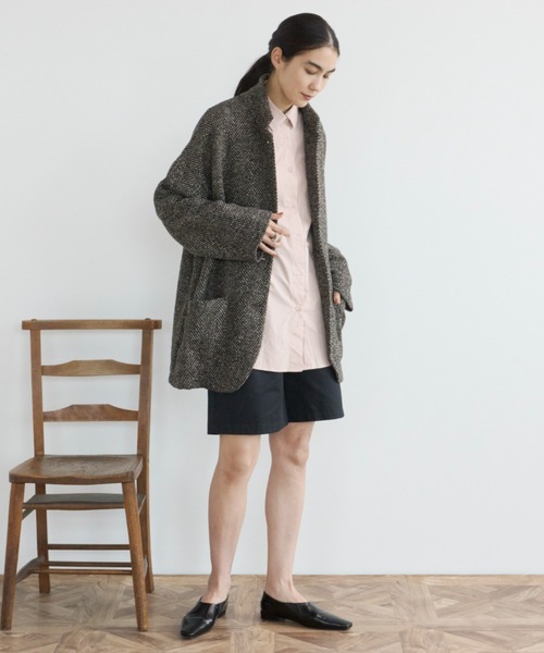 Libra Cue（リブラ キュー）の「スクエアトゥスリッポン（スリッポン・レディース・ブラウン/ブラック・MEDIUM/LARGE）」の6枚目の写真