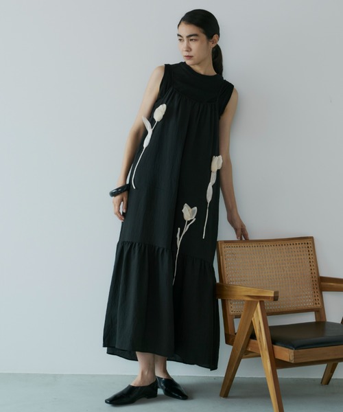 Libra Cue（リブラ キュー）の「スクエアトゥスリッポン（スリッポン・レディース・ブラウン/ブラック・MEDIUM/LARGE）」の9枚目の写真