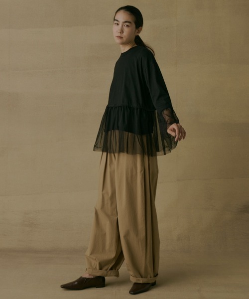 Libra Cue（リブラ キュー）の「スクエアトゥスリッポン（スリッポン・レディース・ブラウン/ブラック・MEDIUM/LARGE）」の16枚目の写真