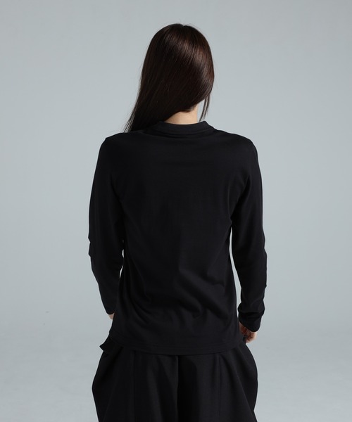Y-3(ワイスリー)の「W REG LS TEE(Tシャツ/カットソー・レディース・ブラック・SMALL/XX-SMALL/X-SMALL/MEDIUM/LARGE)」の4枚目の写真