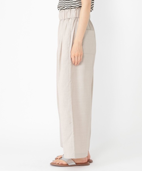 studio CLIP（スタディオクリップ）の「【紫外線防止/接触冷感/イージーケア/マシンウォッシャブル】オールイージーワイドストレートパンツ（その他パンツ・レディース・ネイビー/ライトグレー/ブラック・MEDIUM/LARGE）」の21枚目の写真